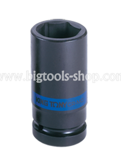 คิง โทนี่ : ลูกบล็อคลม ถอดล้อ รู 1" (6 เหลี่ยม) King Tony : 1"DR. Impact Thin Wall Socket (8835M)