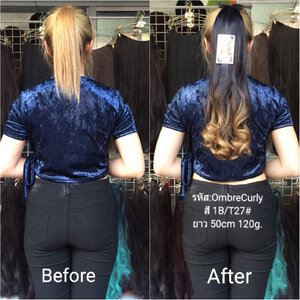 หางม้าผูก สีแฟชั่นทูโทน