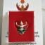 ครุฑ 9 หน้ามหาเศรษฐี เงินลงยาพิมพ์ใหญ่ no.2245 พระอาจารย์วราห์ วัดโพธิทอง