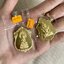 เหรียญเสริมปัญญา คู่ เหรียญพระนาคปรก ตรีวัน เนื้อทองคำ วัดท่าขนุน