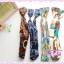 ผ้าคาดผม แบบ ปลายรวบจั๊มเป็นโบ ด้านในเป็นเส้นลวด ขายส่ง เซต 10 ชิ้น ลายผ้าตามรูป
