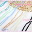 สายคล้องแมส / สายคล้องแว่นตา งานคริสตัลทั้งเส้น สวยมาก แพ็ค 10 เส้น (10 สี)