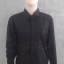 PNS003 ชุดพนักงานเสริฟ เสื้อเชิ๊ต กระดุมซ่อน สีดำ Black Shirt hidden buttons