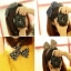 ผ้าคาดผม แบบ ปลายรวบจั๊มเป็นโบ ด้านในเป็นเส้นลวด ขายส่ง เซต 10 ชิ้น ลายผ้าตามรูป