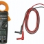 DIGITAL CLAMP MULTIMETER WITH DATA-HOLD FUNCTION AND BACKLIGHT