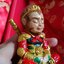 ฉีเทียนน้อย โลหะเพ้นท์สี 5 นิ้ว เข้าพิธีเสกแบบจีน วัดถ้ำเขาชะอางค์