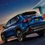 คิ้วกันสาด กันสาด สีชา Toyota Yaris Cross โตโยต้า ยาริส ครอส ปี 2013-ปัจจุบัน (มีเทปกาว 3M) โลโก้สกรีนสีขาว