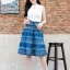 กระโปรงยีนส์ ผ้าเนื้อนิ่ม คนอ้วนใส่ก็สวย..คนผอมใส่ก็ใส่สวย เนื้อผ้านิ่ม มีน้ำหนัก ใส่สบายมากๆ