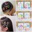 กิ๊บป๊อกแป๊ก รูปดาว งานสี แพ็ค 10 แผง (ในแผง มีกิ๊บ 4 ชิ้น) คละสี