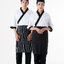 DFS008 White Japanese chef jacket (Samue style) with black rim ซามูเอะ ชุดเชฟ ญี่ปุ่น สีขาว กุ๊น สีดำ