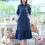 ชุดยีนส์ #8150(8135-0/2)ชุดยีนส์คอเชิ้ต ปักลายผีเสื้อหลากสีสวยสดใส ผ้ายีนส์่เนื้อนิ่มไม่หนา ใส่สบาย สีไม่ตกไม่หด ใส่ได้หลายโอกาส