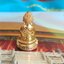 พระกริ่งเนื้อทองระฆังก้นเงิน รุ่น รวย รวย รวย (ฐานอุดเกศา) หลวงปู่มหาศิลา