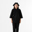 DFS008 Japanese Chef Jacket in black with black rim เสื้อเชฟญี่ปุ่น สีดำ คลิบดำ