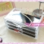 กล่องอะคลิลิกเนื้อหนา สำหรับจัดระเบียบ อุปกรณ์แต่งหน้า /หรือใส่เครื่องประดับ มี 3 ชั้น