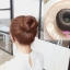 โดนัด สำหรับม้วนผมทรงดังโงะ แบบพันผมปลอม สีดำ