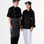 HAT014 Beret hat or Hunting hat in black with white chalk strips หมวกเบเร่ต์ หมวกฮันติ้ง ลายทางขาวดำ