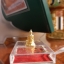 พระไพรีพินาศ (ฐาน 1 ซ.ม.) เนื้อชุบทองพ่นทราย ปี 57 วัดท่าขนุน