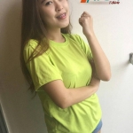 เสื้อเปล่า ผ้า TK : สีเขียวมะนาว
