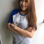 เสื้อเปล่า TK : เทาสโลปน้ำเงิน